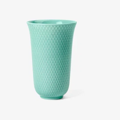 Nordic Nest Lyngby Porcelæn Rhombe vase 15 cm Aqua