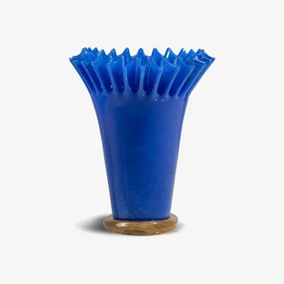 Nordic Nest Byon Lori vase 30 cm Blue-beige