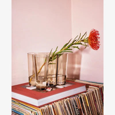Nordic Nest Iittala Alvar Aalto vase 140 mm Linen