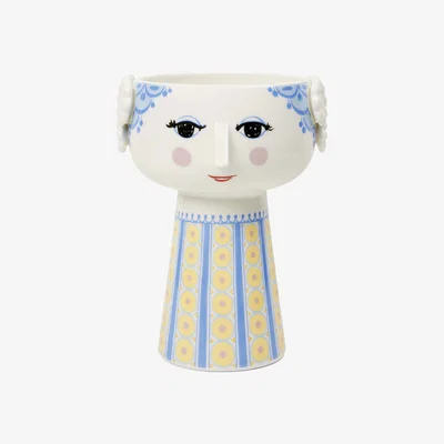 Nordic Nest Bjørn Wiinblad Eva vase 12.5 cm Blue-blue