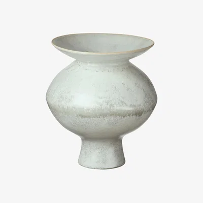 OKA OKA, Medium Papavera Vase - Volcanic White, Vases, Ceramic