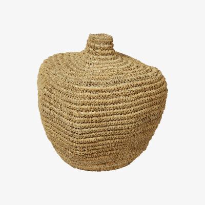 OKA OKA, Thalassia Basket Vase - Natural, Vases, Banana Fiber