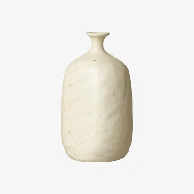 OKA OKA, Medium Bricini Vase - Off White, Vases, Ceramic