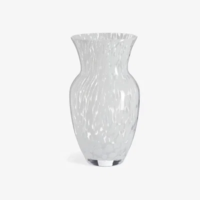 OKA OKA, Blom Vase - White, Vases, Glass