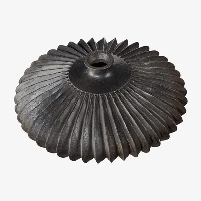 OKA OKA, Hatsumomo Round Vase - Black, Vases, Resin