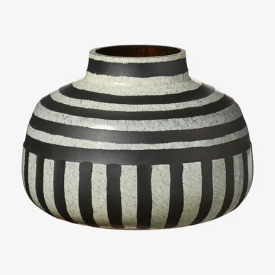OKA Scarab Vase - Charcoal