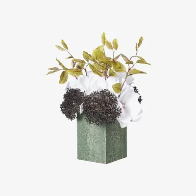 OKA Faux Shagreen Vase