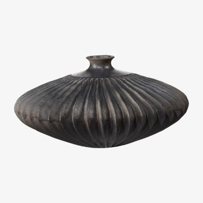 OKA Hatsumomo Round Vase - Black