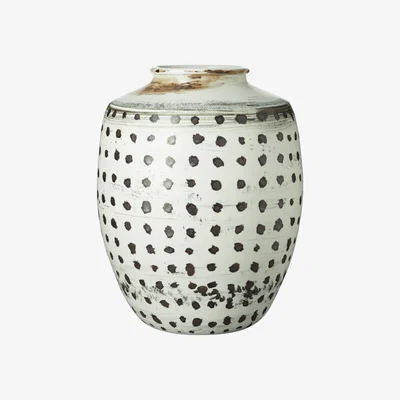 OKA Dige Urn - Black/White