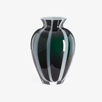 OKA OKA, Palesa Vase - Dark Green, Vases, Glass