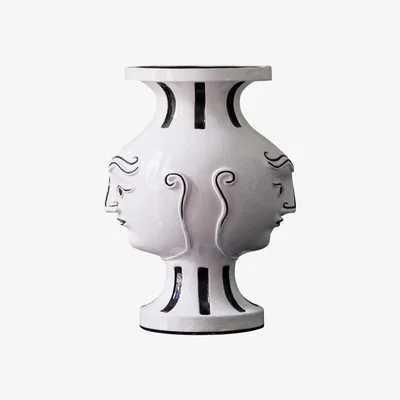 OKA Vincent Darre X Gemini Vase - Black/White