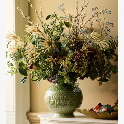 OKA OKA, Hongshan Vase - Celadon, Vase