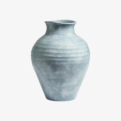 OKA Medium Fyli Vase - Distressed Blue