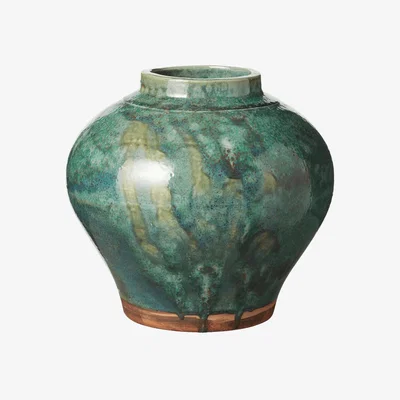 OKA OKA, Pacaya Decorative Vase - Light Chinese Green, Vases, Ceramic