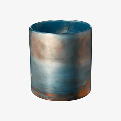OKA OKA, Olja Vase, Small - Blue Lustre, Vases, Glass