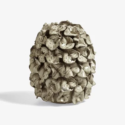 OKA OKA, Olatra Vase - Natural/Grey, Vases, Ceramic