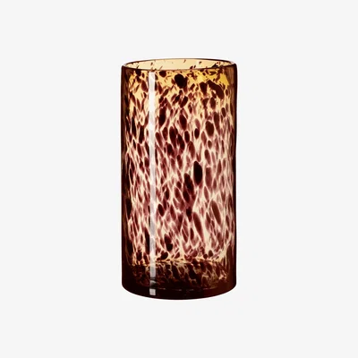 OKA OKA, Tall Tortoiseshell Glass Vase - Multi, Vases, Glass