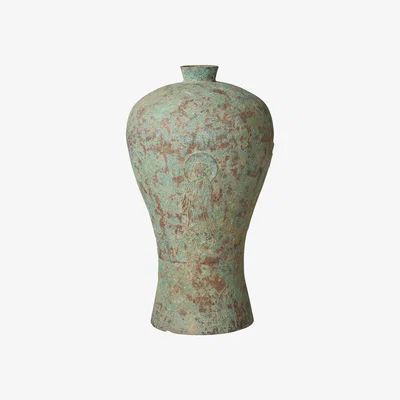 OKA Qinlin Vase - Verdigris