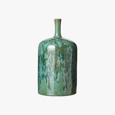 OKA Medium Naldha Decorative Vase - Seagreen