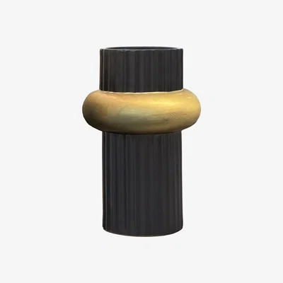 Olivia's Liang & Eimil Richmond II Black and White Vase
