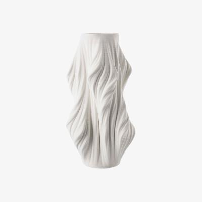 Olivia's Liang & Eimil Waven 3D Printed Ceramic Vase Large White