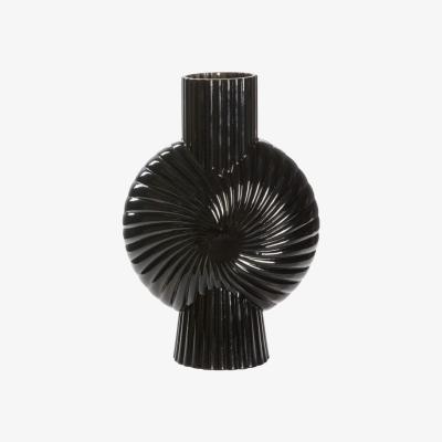 Olivia's Gallery Interiors Cassis Black Large Vase