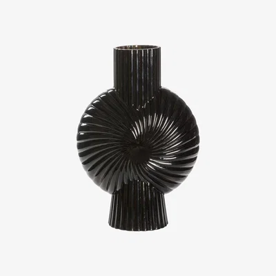 Olivia's Gallery Interiors Cassis Black Large Vase