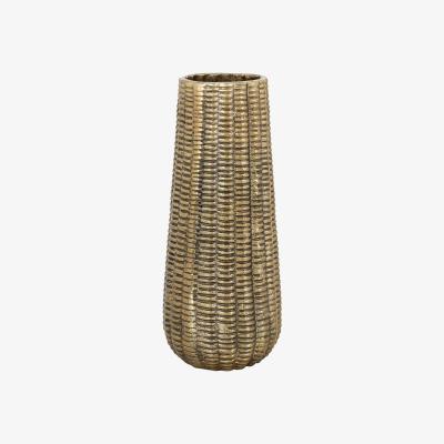 Olivia's Richmond Interiors Vase Loran in Brushed Gold - Small