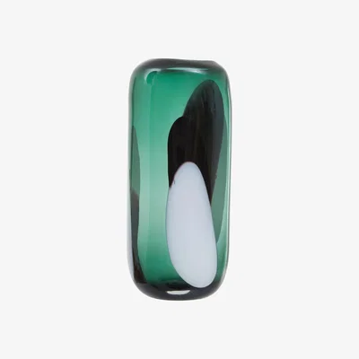 Olivia's Olivia's Hannah Large Glass Vase in Green & Black & White