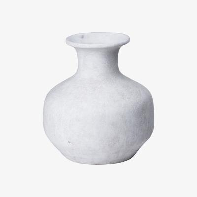 Olivia's Hill Darcy Squat Vase in Stone
