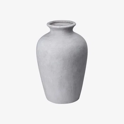 Olivia's Hill Darcy Chours Vase in Stone
