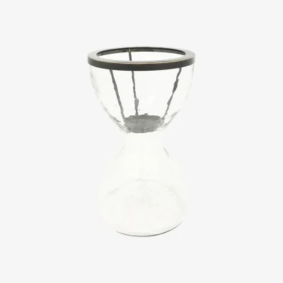 Olivia's Libra Nautica Hourglass Hurricane Vase