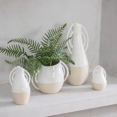 Olivia's Gallery Interiors Fausti Vase White / Large