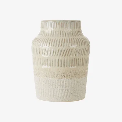 Olivia's Olivia's Stefi Small Stoneware Vase in White