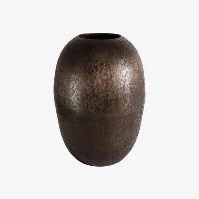 Olivia's Gallery Interiors Ostana Ellipse Ball Vase / Copper