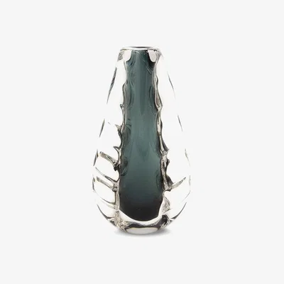 Olivia's Liang & Eimil Astell Crystal Blue Vase / Small