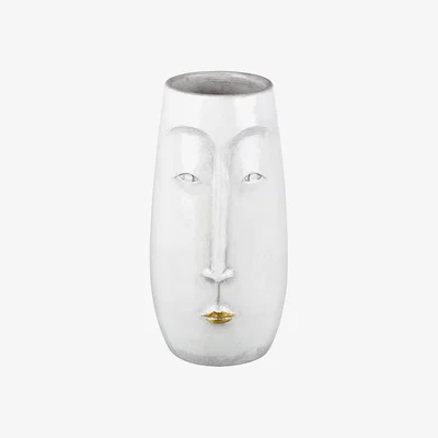 Olivia's Olivia's Lippy Vase Open Eyes White and Gold