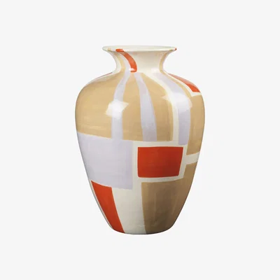 Olivia's Broste Copenhagen Stoneware Dana Vase - Light