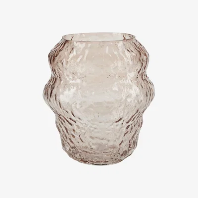 Olivia's Cozy Living Organic Vase Pink Glass Small