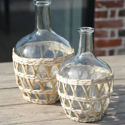 Olivia's Gallery Interiors Cabral Bottle Vase Natural / Small