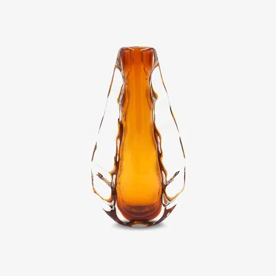 Olivia's Liang & Eimil Astell Crystal Amber Vase / Medium