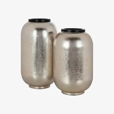 Olivia's Richmond Interiors Vesna Vase in Silver / Large