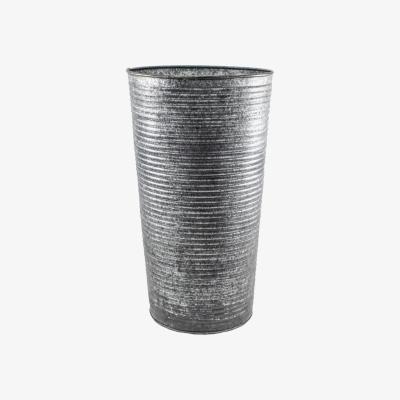 Olivia's Ivyline Ribbed Galvanised Vase