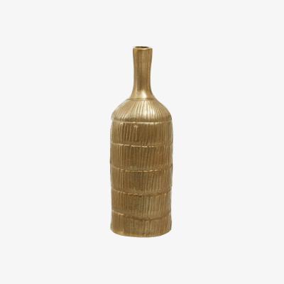 Olivia's Olivia's Decima Small Rough Bottle Vase in Gold | Outlet