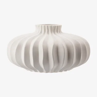 Olivia's Liang & Eimil Gourd III Vase White
