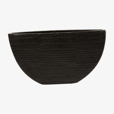 Olivia's Liang & Eimil Black Textured Ceramic Vase