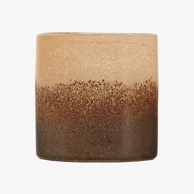 Olivia's Olivia's Chaeli Small Sand Effect Glass Vase in Natural