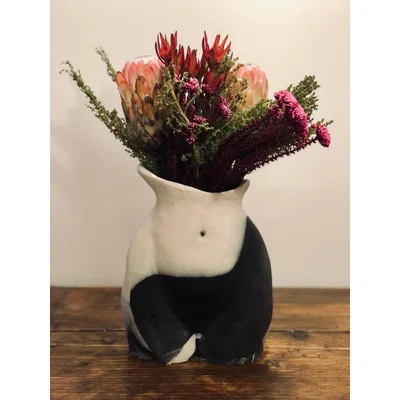 Olivia's Rebecca Kate Erratt Female Bum Vase - Marbled