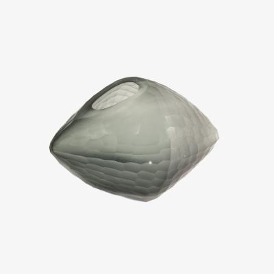 Olivia's Liang & Eimil Glass Vase Smoke Grey - Medium