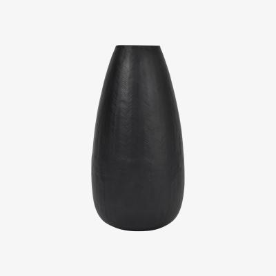 Olivia's Libra Herringbone Tapered Graphite Vase